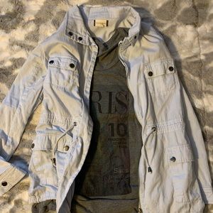 Bohme jacket and American eagle tshirt